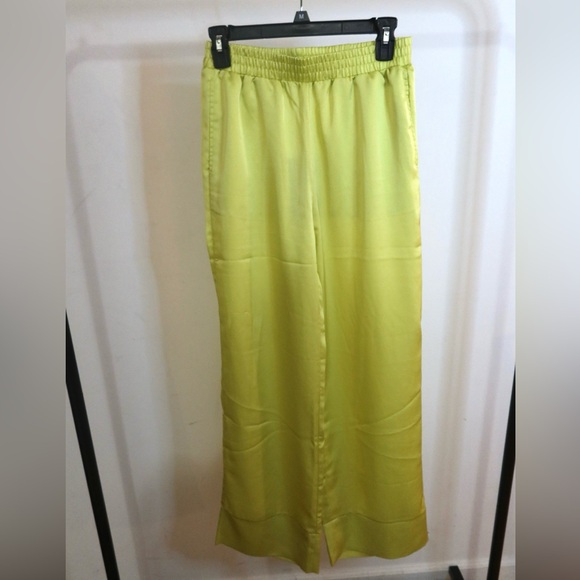 Apparis Wide Leg Satin Silk Sandra Pant - Picture 2 of 6